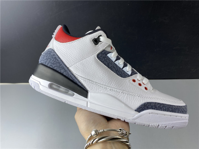 AIR JORDAN 3 RETRO "WHITE FIRE RED" CZ6431-100