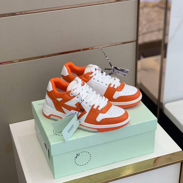 OFF WHITE™ C/O VIRGIL ABLOH OUT OF OFFICE LOW-TOP LEATHER SNEAKERS "OOO"
