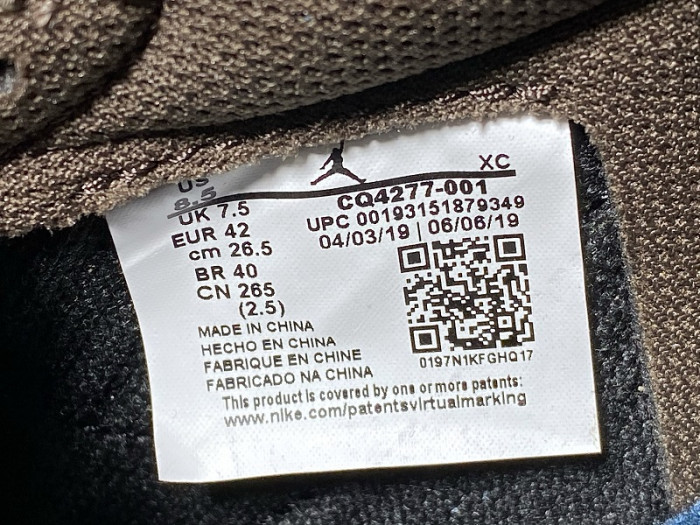 Travis Scott x Air Jordan 1 Low OG SP “Dark Mocha” CQ4277-001