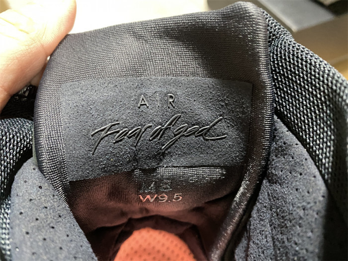 NIKE AIR FEAR OF GOD 1 STRING OFF‑NOIR AR4237-903